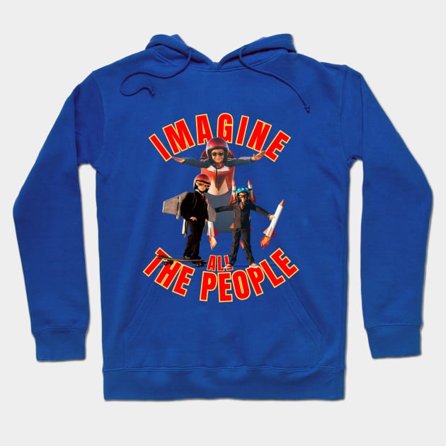 IMAGINE ALL THE PEOPLE Hoodie by JAMMETA